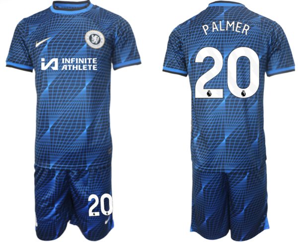 Cole Palmer #20 Chelsea Voetbalshirts Uit tenue 2023-24 Korte Mouw (+ Korte broeken)