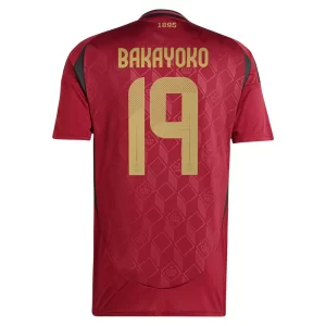 België EK 2024 Voetbalshirts 2024/25 Johan Bakayoko #19 Thuisshirt Korte Mouw