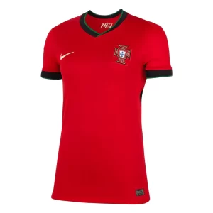 Dames Portugal EK 2024 Voetbalshirts 2024/25 Thuisshirt Korte Mouw Online Kopen