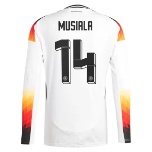 Duitsland EK 2024 Voetbalshirts 2024/25 Jamal Musiala #14 Thuisshirt Lange Mouwen