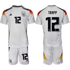 Duitsland EK 2024 Voetbalshirts 2024/25 Kevin Trapp #12 Thuisshirt Korte Mouw (+ Korte broeken)