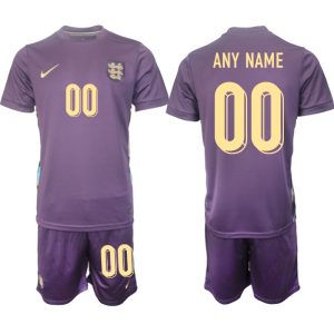 Engeland EK 2024 Voetbalshirts 2024/25 Any Name Uitshirt Korte Mouw (+ Korte broeken)
