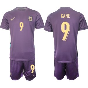 Engeland EK 2024 Voetbalshirts 2024/25 Harry Kane #9 Uitshirt Korte Mouw (+ Korte broeken)