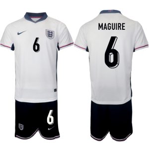 Engeland EK 2024 Voetbalshirts 2024/25 Harry Maguire #6 Thuisshirt Korte Mouw (+ Korte broeken)