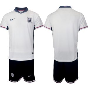 Engeland EK 2024 Voetbalshirts 2024/25 Thuisshirt Korte Mouw (+ Korte broeken)