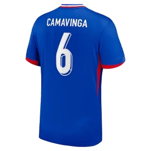 Frankrijk EK 2024 Voetbalshirts 2024/25 Eduardo Camavinga #6 Thuisshirt Korte Mouw