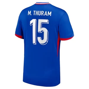 Frankrijk EK 2024 Voetbalshirts 2024/25 Marcus Thuram #15 Thuisshirt Korte Mouw