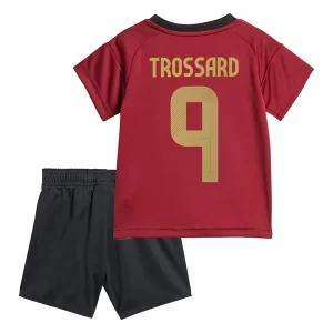 Kids België EK 2024 Voetbalshirts 2024/25 Leandro Trossard #9 Thuisshirt Korte Mouw (+ Korte broeken)