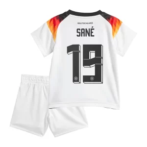 Kids Duitsland EK 2024 Voetbalshirts 2024/25 Leroy Sane #19 Thuisshirt Korte Mouw (+ Korte broeken)