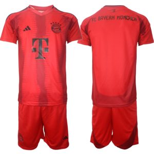 Goedkope FC Bayern München Voetbalshirts 2024/25 Thuisshirt Korte Mouw (+ Korte broeken) Online Kopen