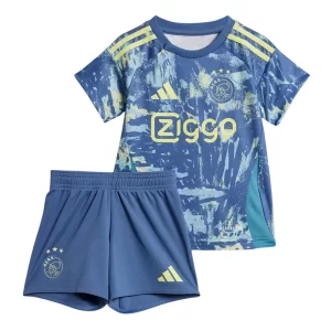 Kids AFC Ajax Uitshirt 2024/25 Korte Mouw (+ Korte broeken) Voetbalshirts