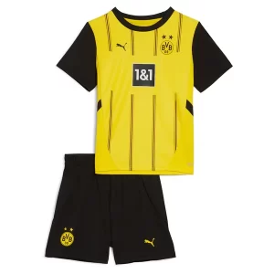 Kids BVB Borussia Dortmund Thuisshirt 2024/25 Korte Mouw (+ Korte broeken) Voetbalshirts