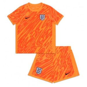 Kids Engeland Keeper Thuisshirt EK 2024 Korte Mouw (+ Korte broeken) Voetbalshirts