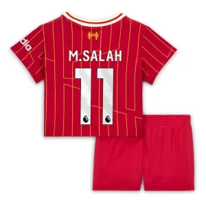 Kids Liverpool Mohamed Salah #11 Thuisshirt 2024/25 Korte Mouw (+ Korte broeken) Voetbalshirts