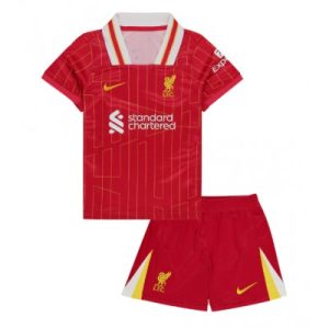 Kids Liverpool Thuisshirt 2024/25 Korte Mouw (+ Korte broeken) Voetbalshirts