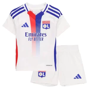 Kids Olympique Lyonnais Thuisshirt 2024/25 Korte Mouw (+ Korte broeken) Voetbalshirts