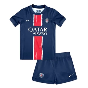 Kids Paris Saint Germain PSG Thuisshirt 2024/25 Korte Mouw (+ Korte broeken) Voetbalshirts