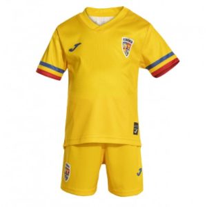 Kids Roemenië Thuisshirt EK 2024 Korte Mouw (+ Korte broeken) Voetbalshirts