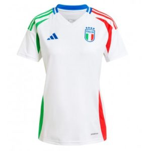 Nieuwe Dames Italië Uitshirt EK 2024 Korte Mouw Voetbalshirts Kopen