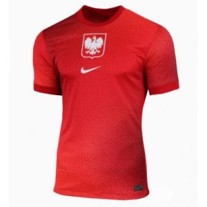 Nieuwe Dames Polen Uitshirt EK 2024 Korte Mouw Voetbalshirts Kopen
