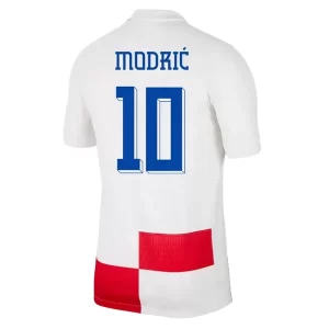 Nieuwe Kroatië EK 2024 Luka Modric #10 Thuisshirt Korte Mouw Voetbalshirts Kopen