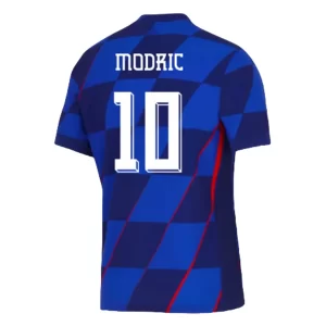 Nieuwe Kroatië EK 2024 Luka Modric #10 Uitshirt Korte Mouw Voetbalshirts Kopen