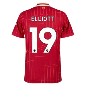 Nieuwe Liverpool Harvey Elliott #19 Thuisshirt 2024/25 Korte Mouw Voetbalshirts Kopen