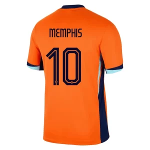 Nieuwe Nederland EK 2024 Voetbalshirts Memphis Depay #10 Thuisshirt Korte Mouw Kopen