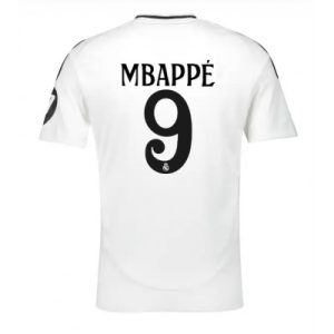 Nieuwe Real Madrid Kylian Mbappe #9 Thuisshirt 2024/25 Korte Mouw Voetbalshirts Kopen