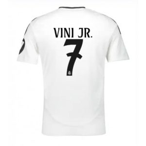 Nieuwe Real Madrid Vinicius Junior #7 Thuisshirt 2024/25 Korte Mouw Voetbalshirts Kopen