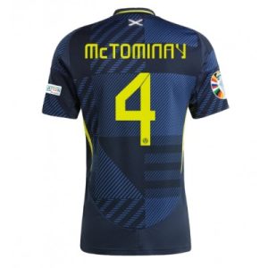 Nieuwe Schotland Scott McTominay #4 Thuisshirt EK 2024 Korte Mouw Voetbalshirts Kopen